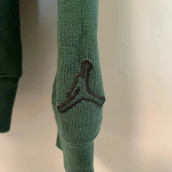 Air Jordan  needlepoint green hoodie - Picture 2 of 5
